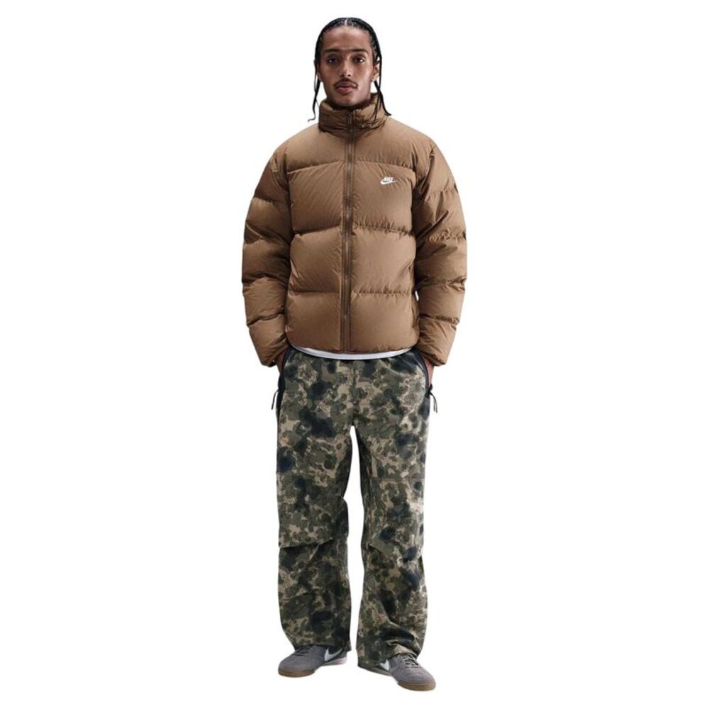 Nike Mens Therma Fit Puffer Jacket / Mosswood brown